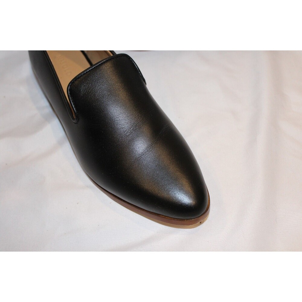 Nisolo Women's Everyday Black Leather Flats Loafers Slip On NIB $200 - Picture 8 of 10